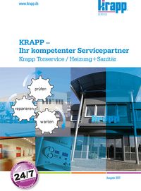 Servicebroschüre: KRAPP – Ihr kompetenter Servicepartner